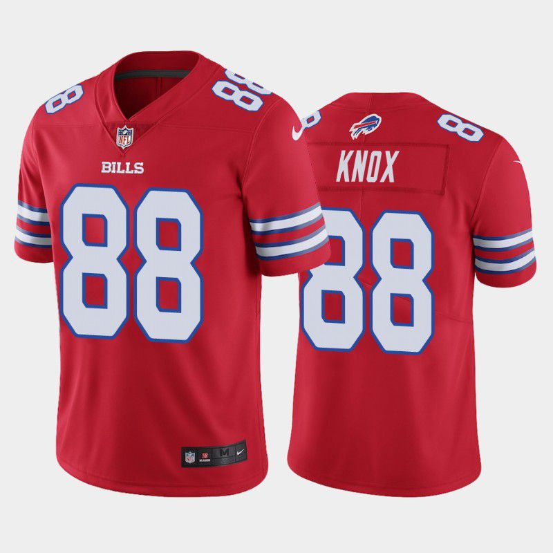 Men Buffalo Bills 88 Dawson Knox Nike Red Limited NFL Jersey
